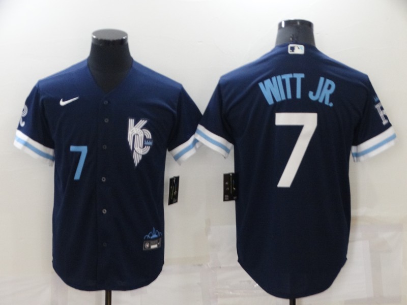 Royals 7 Bobby Witt Jr. Navy Nike 2022 City Connect Cool Base Jerseys,We sell and wholesale Royals 7 Bobby Witt Jr. Navy Nike 2022 City Connect Cool Base Jerseys on line form chian!